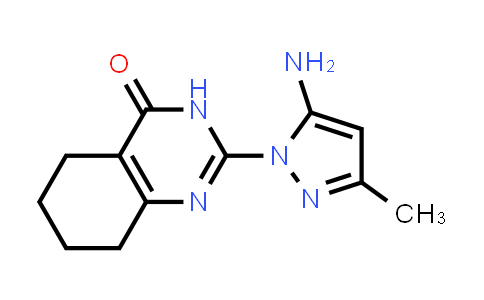 CAS No. 1170087-35-0, 2-(5-Amino-3-methyl-1H-pyrazol-1-yl)-5,6,7,8-tetrahydroquinazolin-4(3H)-one