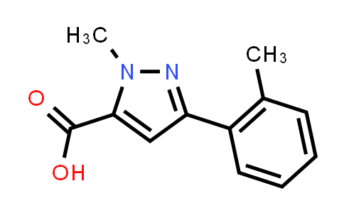 CAS No. 1170129-59-5, 1-Methyl-3-(o-tolyl)-1H-pyrazole-5-carboxylic acid