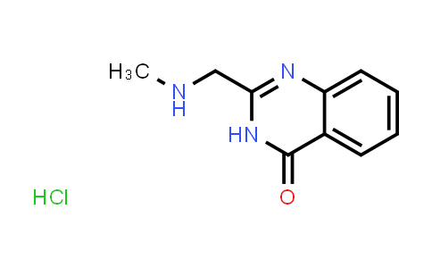 CAS No. 1170187-60-6, 2-[(Methylamino)methyl]-3,4-dihydroquinazolin-4-one hydrochloride