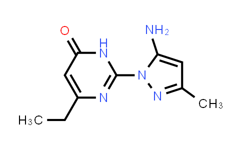 CAS No. 1170363-87-7, 2-(5-Amino-3-methyl-1H-pyrazol-1-yl)-6-ethylpyrimidin-4(3H)-one