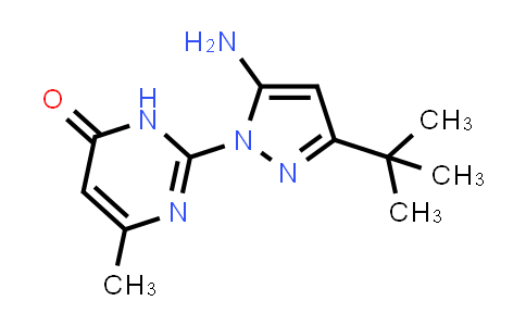 CAS No. 1170651-35-0, 2-(5-Amino-3-tert-butyl-1H-pyrazol-1-yl)-6-methylpyrimidin-4(3H)-one