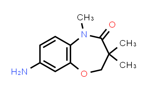CAS No. 1170829-05-6, 8-Amino-3,3,5-trimethyl-2,3-dihydro-1,5-benzoxazepin-4(5H)-one