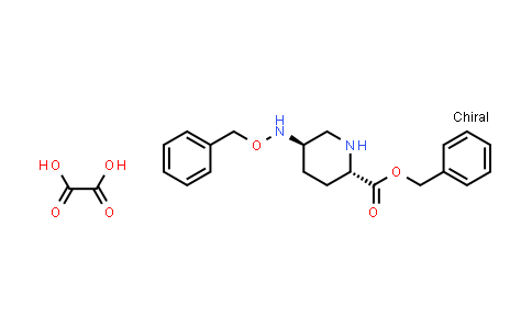CAS No. 1171080-45-7, (2S,5R)-Benzyl 5-((benzyloxy)amino)piperidine-2-carboxylate oxalate