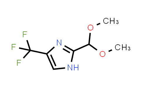 CAS No. 1171125-25-9, 2-(Dimethoxymethyl)-4-(trifluoromethyl)-1H-imidazole