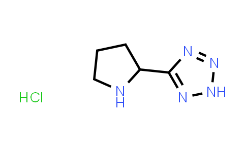 CAS No. 1171522-63-6, 5-(Pyrrolidin-2-yl)-2H-tetrazole hydrochloride