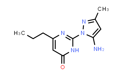 CAS No. 1171768-45-8, 2-(5-Amino-3-methyl-1H-pyrazol-1-yl)-6-propylpyrimidin-4(3H)-one