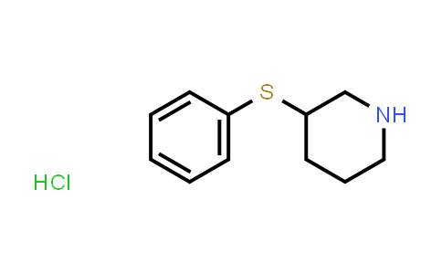CAS No. 1171835-84-9, 3-(Phenylthio)piperidine hydrochloride