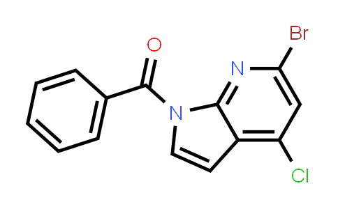 CAS No. 1171896-08-4, Methanone, (6-bromo-4-chloro-1H-pyrrolo[2,3-b]pyridin-1-yl)phenyl-