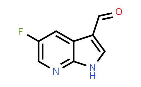 CAS No. 1171920-17-4, 5-Fluoro-1H-pyrrolo[2,3-b]pyridine-3-carbaldehyde