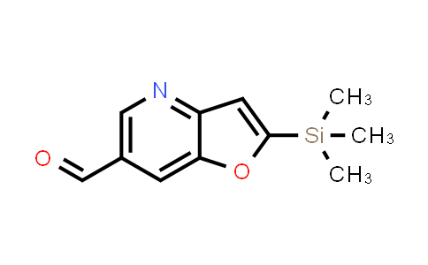 CAS No. 1171920-34-5, 2-(Trimethylsilyl)furo[3,2-b]pyridine-6-carbaldehyde