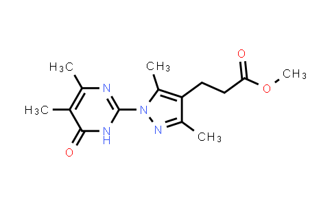 CAS No. 1172006-95-9, Methyl 3-[1-(4,5-dimethyl-6-oxo-1,6-dihydropyrimidin-2-yl)-3,5-dimethyl-1H-pyrazol-4-yl]propanoate