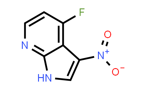 CAS No. 1172067-55-8, 1H-Pyrrolo[2,3-b]pyridine, 4-fluoro-3-nitro-