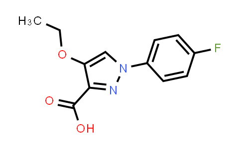CAS No. 1172231-06-9, 4-Ethoxy-1-(4-fluorophenyl)-1H-pyrazole-3-carboxylic acid