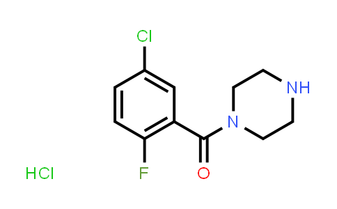 CAS No. 1172407-04-3, (5-Chloro-2-fluorophenyl)(piperazin-1-yl)methanone hydrochloride