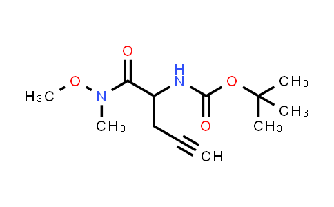 CAS No. 1172623-95-8, tert-Butyl [1-[methoxy(methyl)amino]-1-oxo-4-pentyn-2-yl]carbamate