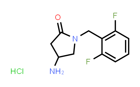 CAS No. 1172854-21-5, 4-Amino-1-(2,6-difluorobenzyl)pyrrolidin-2-one hydrochloride