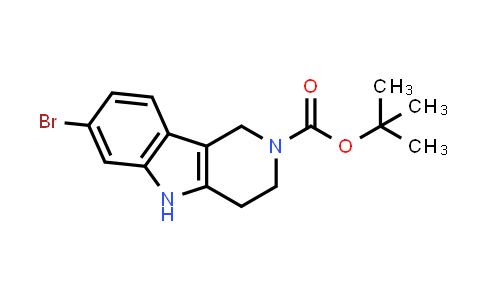 CAS No. 1173155-30-0, tert-Butyl 7-bromo-3,4-dihydro-1H-pyrido[4,3-b]indole-2(5H)-carboxylate