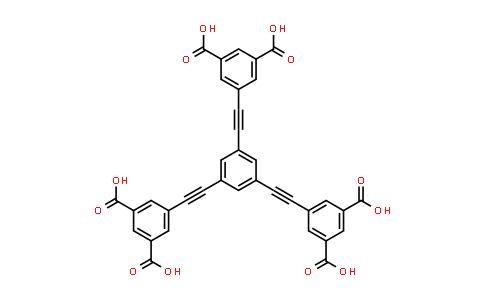 CAS No. 1173285-13-6, 5,5',5''-(Benzene-1,3,5-triyltris(ethyne-2,1-diyl))triisophthalic acid