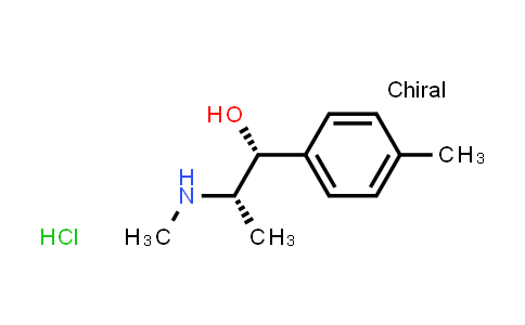 CAS No. 117342-78-6, rel-(1R,2S)-2-(Methylamino)-1-(p-tolyl)propan-1-ol hydrochloride