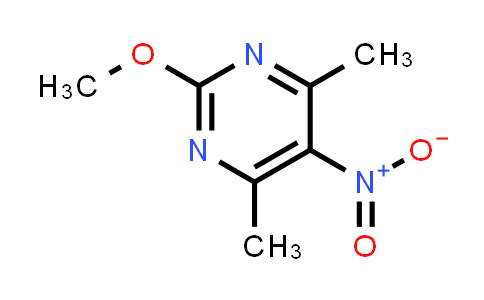 CAS No. 1173984-09-2, 2-Methoxy-4,6-dimethyl-5-nitropyrimidine
