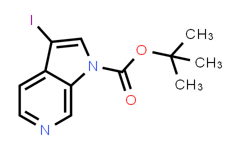 CAS No. 1174038-59-5, tert-Butyl 3-iodo-1H-pyrrolo[2,3-c]pyridine-1-carboxylate