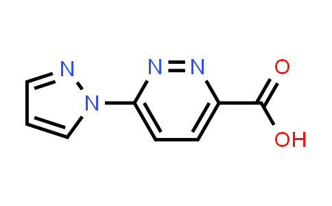 CAS No. 1174307-19-7, 6-(1H-Pyrazol-1-yl)pyridazine-3-carboxylic acid