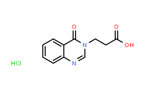 CAS No. 1174311-58-0, 3-(4-Oxoquinazolin-3(4H)-yl)propanoic acid hydrochloride