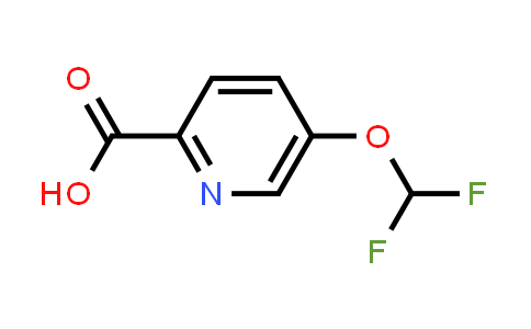 CAS No. 1174323-34-2, 5-(Difluoromethoxy)picolinic acid