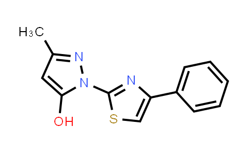 CAS No. 117480-98-5, 3-Methyl-1-(4-phenyl-1,3-thiazol-2-yl)-1h-pyrazol-5-ol