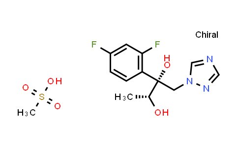CAS No. 1175536-50-1, (2R,3R)-2-(2,4-二氟苯基)-1-(1H-1,2,4-三唑-1-基)-2,3-丁二醇甲烷磺酸盐