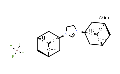 CAS No. 1176202-63-3, 1,3-Di(1-adamantyl)imidazolinium Tetrafluoroborate