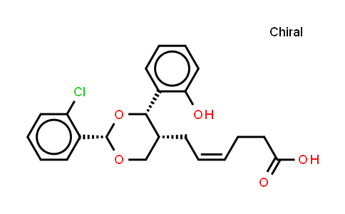 CAS No. 117621-64-4, 6-(2-(2-氯苯基-4-羟苯基)-1,3-二烷-5-基)己烯酸