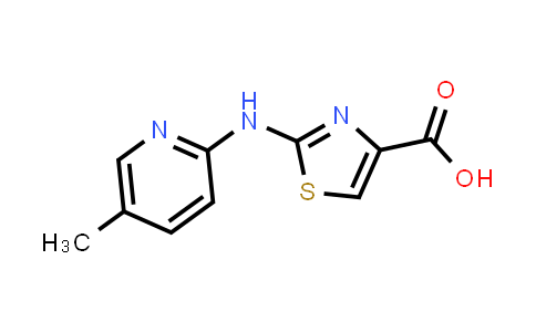CAS No. 1176665-06-7, 2-((5-Methylpyridin-2-yl)amino)thiazole-4-carboxylic acid