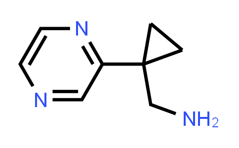CAS No. 1176667-96-1, (1-(Pyrazin-2-yl)cyclopropyl)methanamine