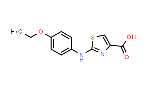 CAS No. 1176721-69-9, 2-[(4-Ethoxyphenyl)amino]-1,3-thiazole-4-carboxylic acid