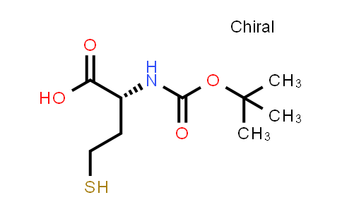 CAS No. 1176833-85-4, N-[(1,1-Dimethylethoxy)carbonyl]-D-homocysteine