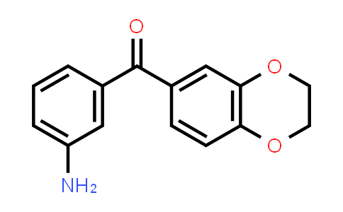 CAS No. 1177220-28-8, (3-Aminophenyl)(2,3-dihydro-1,4-benzodioxin-6-yl)methanone