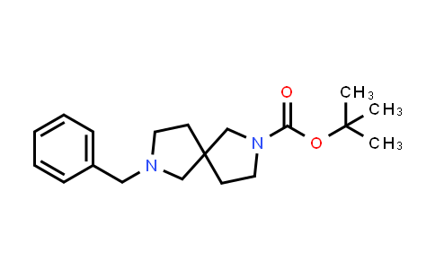 CAS No. 1177266-41-9, 2,7-Diazaspiro[4.4]nonane-2-carboxylic acid, 7-(phenylmethyl)-, 1,1-dimethylethyl ester