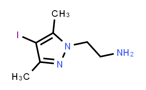 CAS No. 1177277-81-4, 2-(4-Iodo-3,5-dimethyl-1H-pyrazol-1-yl)ethan-1-amine