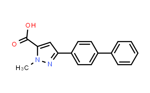 CAS No. 1177282-64-2, 3-([1,1'-Biphenyl]-4-yl)-1-methyl-1H-pyrazole-5-carboxylic acid