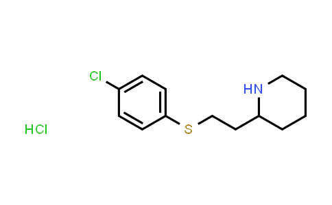 CAS No. 1177283-58-7, 2-(2-((4-Chlorophenyl)thio)ethyl)piperidine hydrochloride