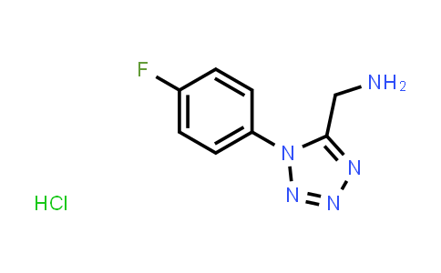 CAS No. 1177290-00-4, (1-(4-Fluorophenyl)-1H-tetrazol-5-yl)methanamine hydrochloride