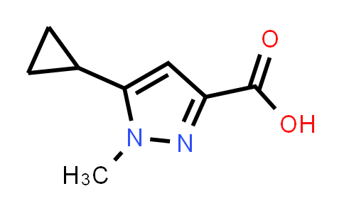CAS No. 1177291-38-1, 5-Cyclopropyl-1-methyl-1H-pyrazole-3-carboxylic acid