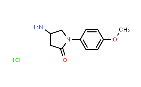 CAS No. 1177292-63-5, 4-Amino-1-(4-methoxyphenyl)pyrrolidin-2-one hydrochloride