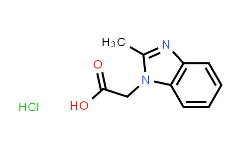 CAS No. 1177310-33-6, 2-(2-Methyl-1H-benzo[d]imidazol-1-yl)acetic acid hydrochloride