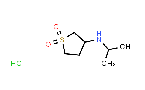 CAS No. 1177312-42-3, 1,1-dioxo-N-propan-2-ylthiolan-3-amine hydrochloride