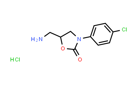 CAS No. 1177315-26-2, 5-(Aminomethyl)-3-(4-chlorophenyl)-1,3-oxazolidin-2-one hydrochloride