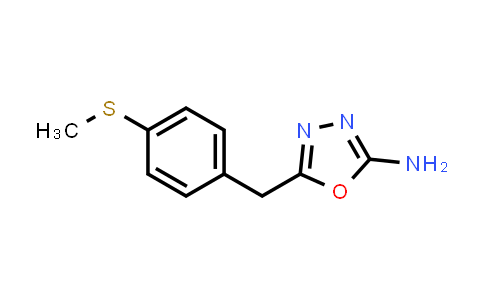 CAS No. 1177316-64-1, 5-[4-(Methylthio)benzyl]-1,3,4-oxadiazol-2-amine