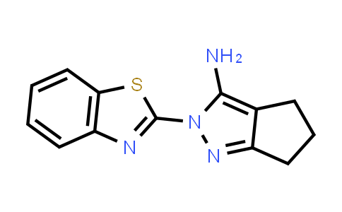 CAS No. 1177328-03-8, 2-(1,3-Benzothiazol-2-yl)-2,4,5,6-tetrahydrocyclopenta[c]pyrazol-3-amine