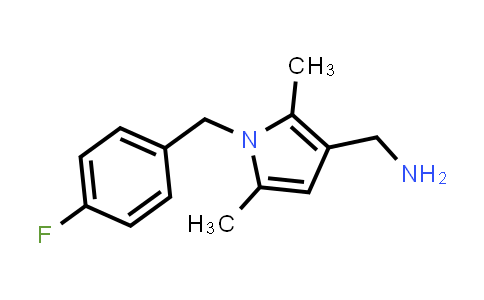 CAS No. 1177333-89-9, (1-(4-Fluorobenzyl)-2,5-dimethyl-1H-pyrrol-3-yl)methanamine